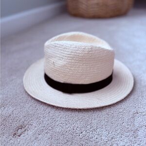 H&M Fedora Black and Cream